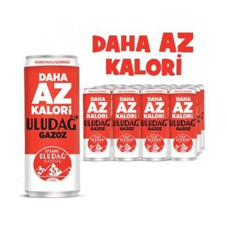 ULUDAĞ 330 ML GAZOZ AZ ŞEKERLİ X 12 AD