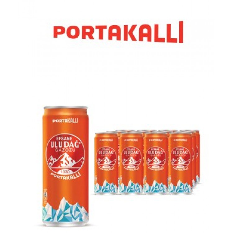 ULUDAĞ 330 ML GAZOZ PORTAKALLI X 12 AD