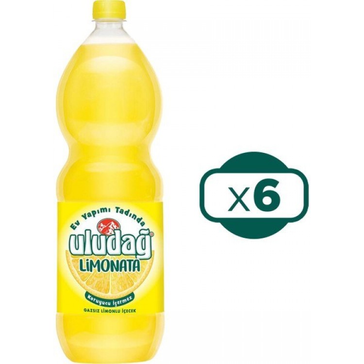 ULUDAĞ LİMONATA 2 LT X 6 AD