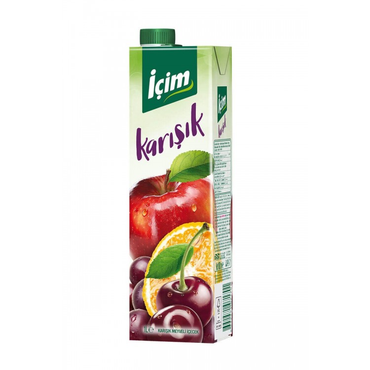 İÇİM MEYVE SUYU 1 LT KARIŞIK X 12 AD