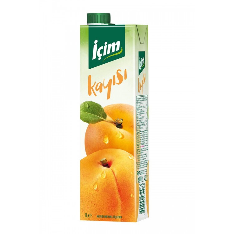 İÇİM MEYVE SUYU 1 LT KAYISI X 12 AD
