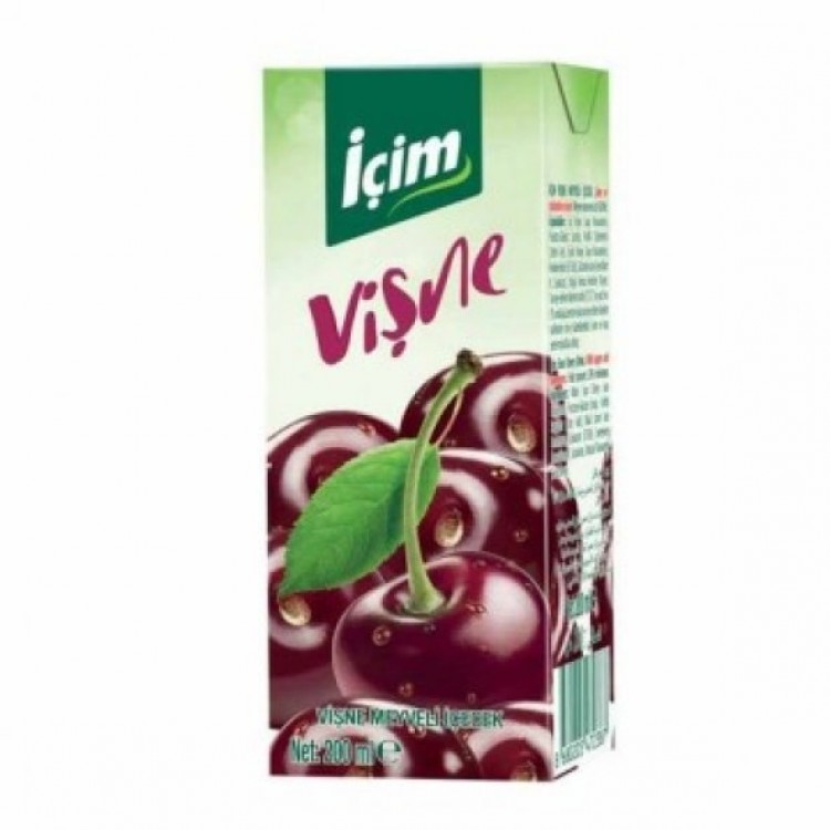 İÇİM MEYVE SUYU 200 ML VİŞNE  X 27 AD