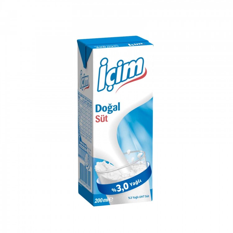 İÇİM SÜT YARIM YAĞLI 200 ML X 27 AD İÇİM SÜT YARIM YAĞLI 200 ML X 27 AD