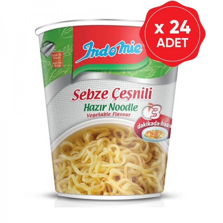 İNDOMİE BARDAK SEBZELİ X 24 AD İNDOMİE BARDAK SEBZELİ X 24 AD