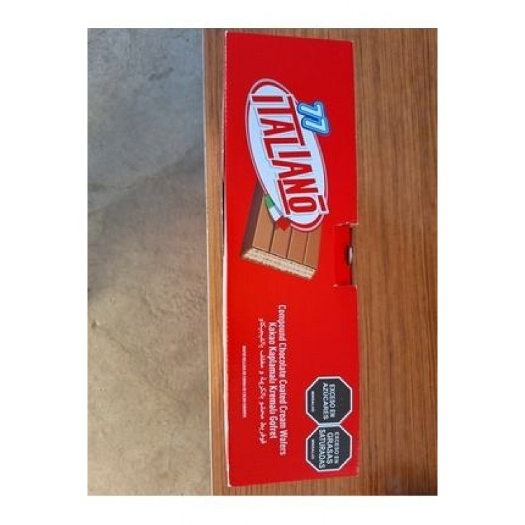 ITALIANO KAKAO KAPLAMALI GOFRET 50 GR X 24 AD